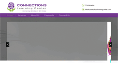 Desktop Screenshot of connectionslearningcenter.com